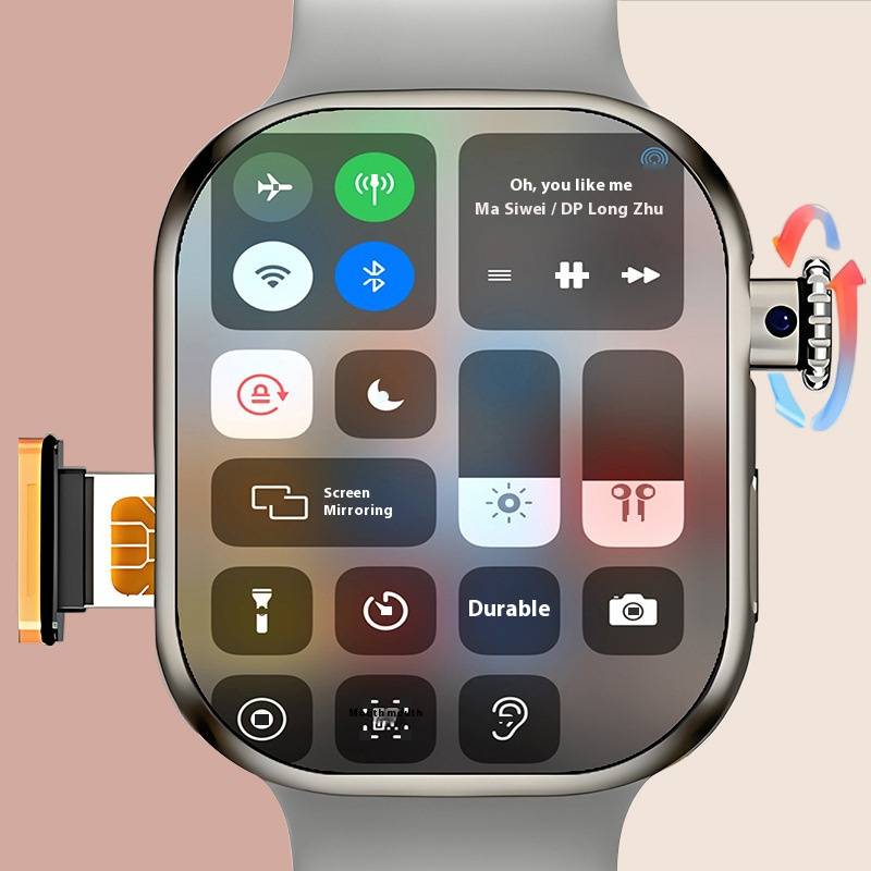 S9 Ultra Smart Watch With Blood Glucose Monitoring, Dynamic Island, Dual Payment, Multi-Language Support, Compatible With IOS & Android
