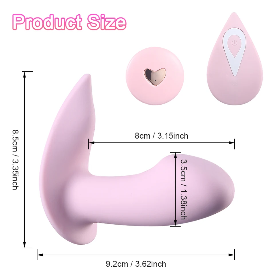 Vibrateur Pour Femme G-spot Et Stimulateur Clitoridien Télécommandé_voghion.com
