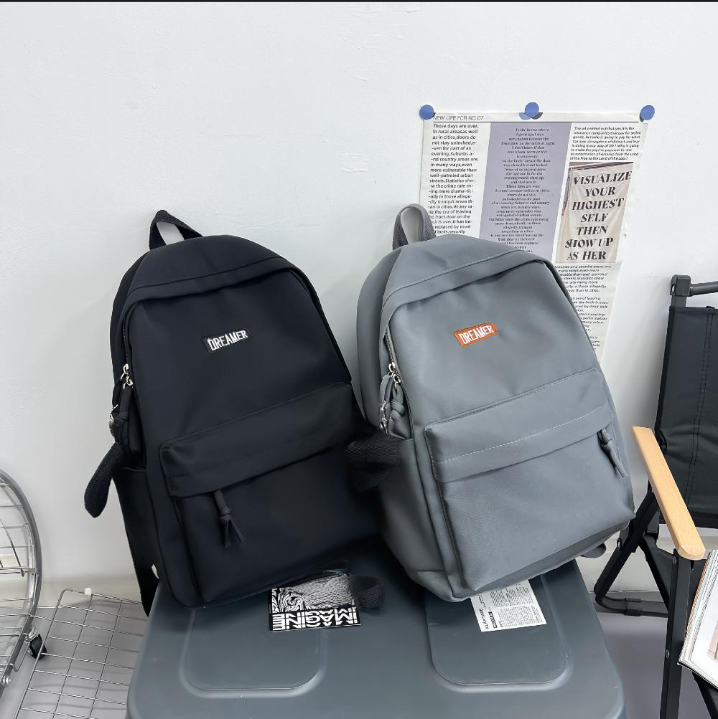 Men's Bags Brand Backpack Shoulder Bag Men's Schoolbag College Student Large Capacity Travel Backpack Japanese Junior High School Student Schoolbag