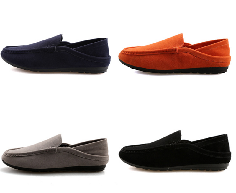 Herren Freizeitschuhe Aus Leder Für Outdoor Und Autofahren_voghion.com