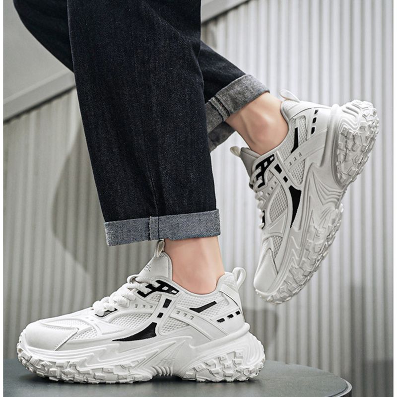 Herren Vintage Daddy Men 2024 Herbst neue Herren Sport Casual dicke Sohle Mode Schuhe_voghion.com