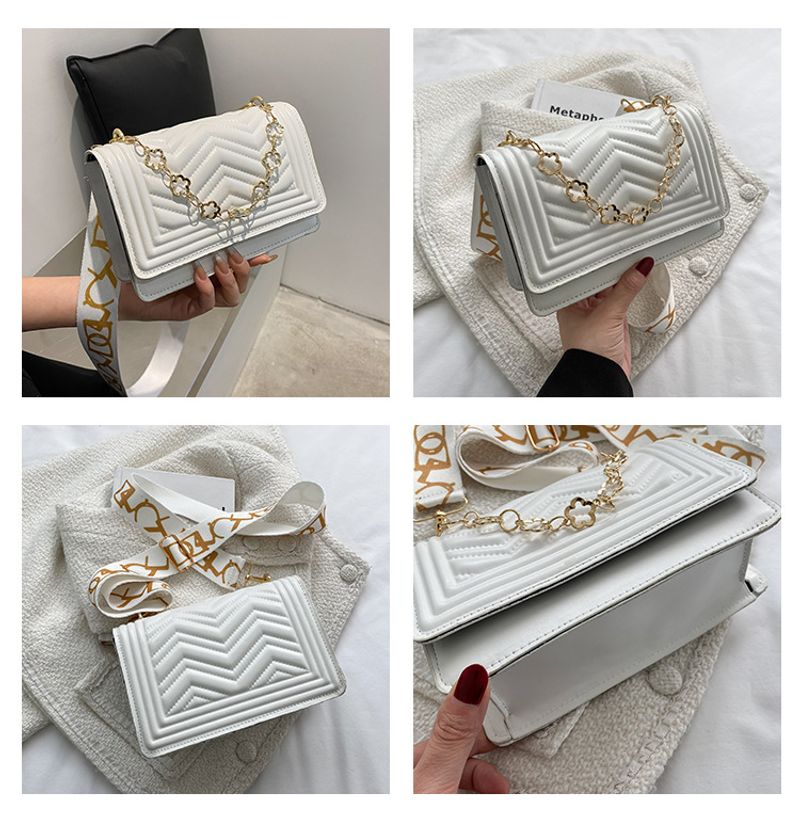 Borsa a tracolla alla moda da donna, con tracolla larga e alla moda_voghion.com