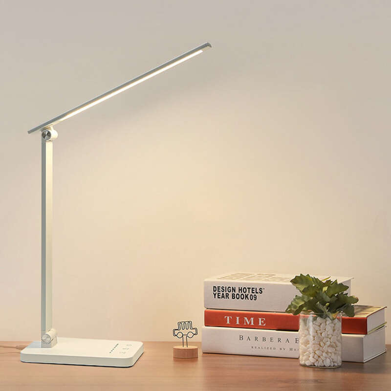 Lampă de birou minimalistă modernă cu protecție pentru ochi, lampă de citit cu LED-uri pentru dormitor, cadou pentru studenți_voghion.com
