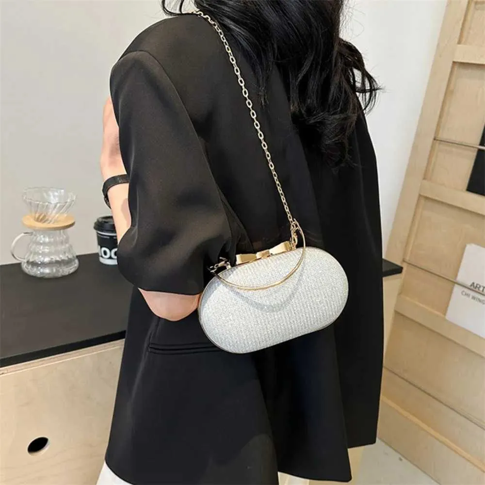 Pochette portefeuille femme rose brillant sequin sac à main 2024 nouvelle mode soirée dix police petit sac de créateur Y241019_voghion.com