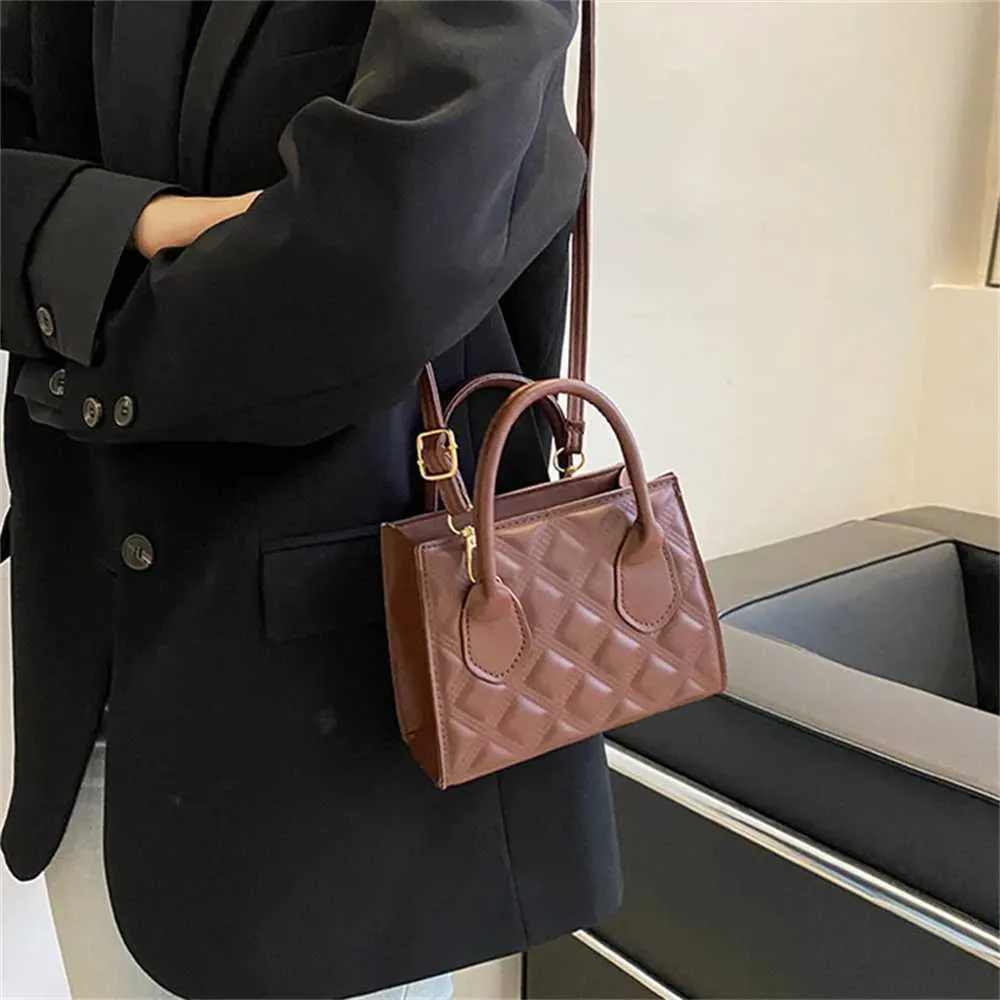 Ženska torba Crossbody, majhna kvadratna torba z teksturo, modna preprosta ženska torbica, priložnostna denarnica_voghion.com