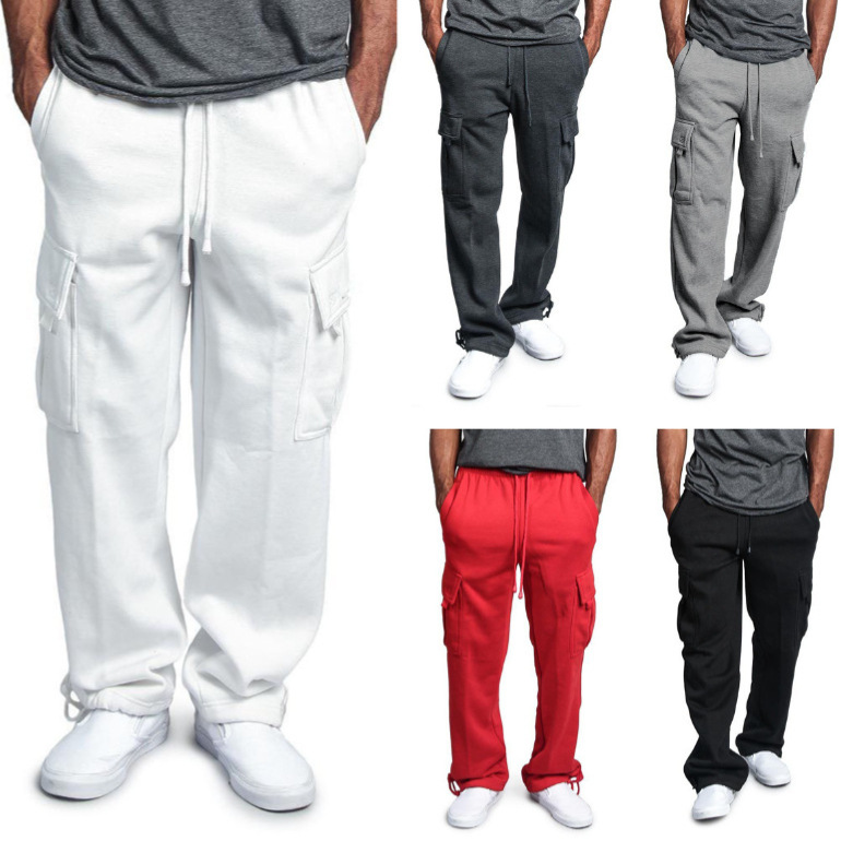 Vêtements pour hommes nouveaux pantalons de travail multi-poches pour hommes conception de niche pantalons décontractés amples