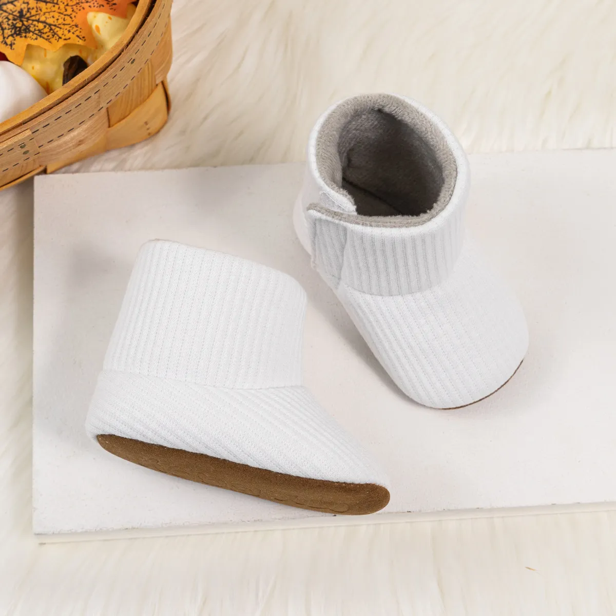 Zimní dětské botičky Kidsnest s měkkou podrážkou pro kojence a dívky, zakryté kotníky, 3 barvy_voghion.com
