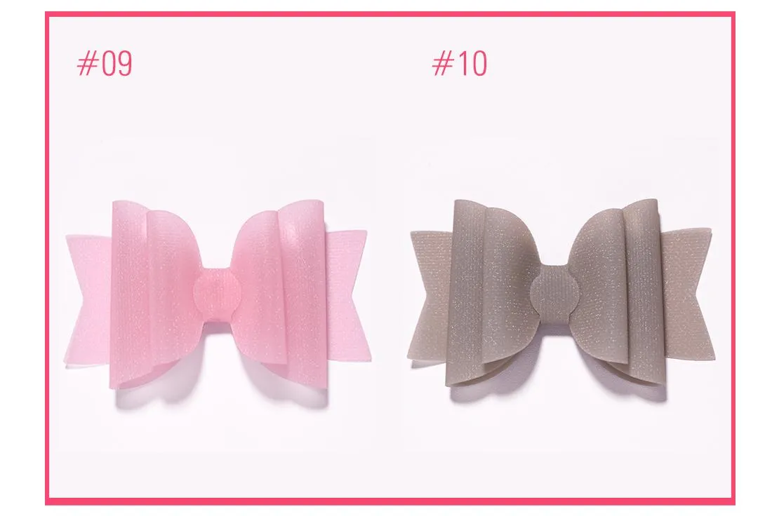 Épingles à cheveux en gelée, 3.5 pouces, 15 pièces/lot, pinces à cheveux, fête de danse, nœuds en Pvc imperméables, pinces à cheveux de princesse, accessoires pour cheveux_voghion.com