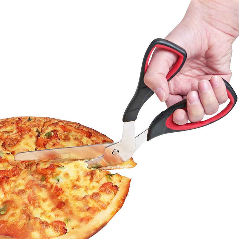 Multifunctional Pizza Scissors Stainless Steel Scissor Cut Pizza Slicer Sharp Detachable Cutting Tools For Restaurant Kitchen_voghion.com