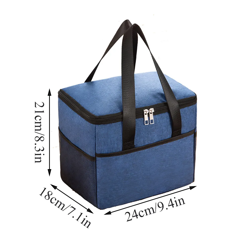 1 Stück große Thermotasche, wasserdicht, tragbar, kationische Isolierung, verdickte Taschen mit großem Fassungsvermögen, Picknick-Lunchbox_voghion.com