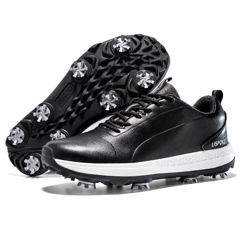 Primavera e verão novos homens golfe respirável quebrado spikes antiderrapante botão fivela ao ar livre casual sapatos esportivos_voghion.com