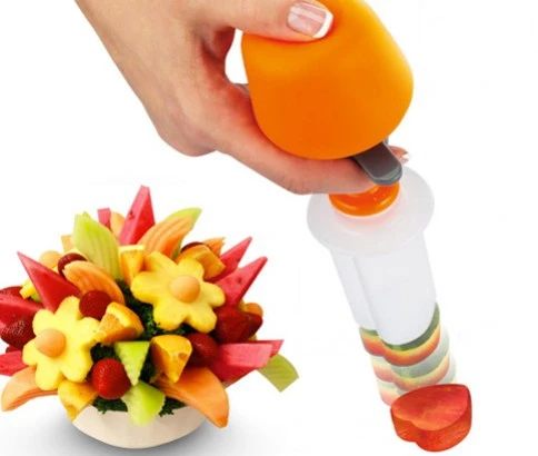 Creativo fai da te in plastica pressa frutta affettatrice verdura cibo decoratore cucina gadget accessori strumenti_voghion.com