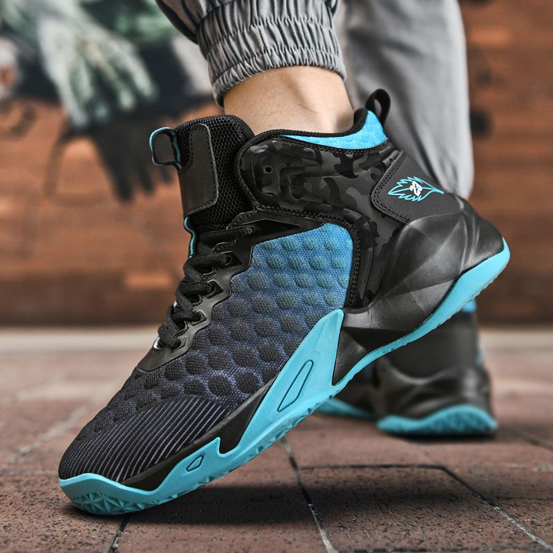 Neue nationale Flut Basketballschuhe Herren High-Top solide Turnschuhe Herrenschuhe Jugend Sport Laufschuhe_voghion.com