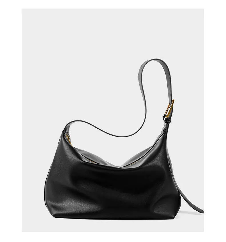 Borse a tracolla Hobo grandi in vera pelle di vacchetta alla moda da donna per le donne, borse a tracolla laterali Dumpg Messenger di tendenza_voghion.com