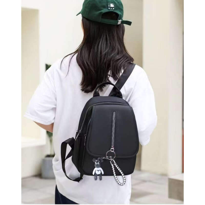 New Fashion Ladies Lightweight Oxford Cloth Waterproof Senior Travel Student Backpacks_voghion.com
