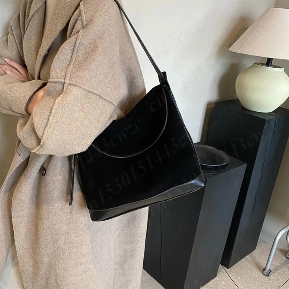Borsa a tracolla in pelle scamosciata per donna, chiusura magnetica, tracolla regolabile, borsa a tracolla multitasche, borsa hobo per lavoro e viaggio_voghion.com