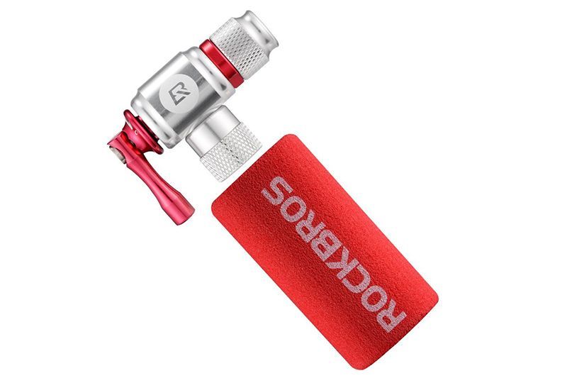 ROCKBROS Mini Fahrrad CO2 Pumpe, Luftpumpe für Presta/Schrader Ventile, 20g_voghion.com