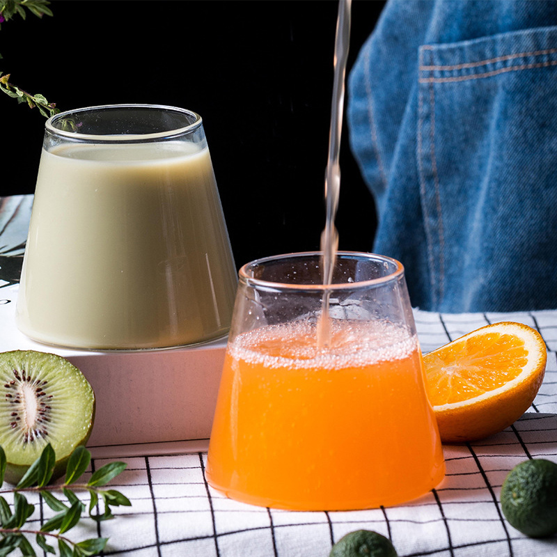 Tazza d'acqua creativa a forma di montagna Tazza di vetro giapponese Tazza di succo di tè Bicchiere di vino Tazza di caffè Tazza da bere Bicchiere di whisky Canecas_voghion.com