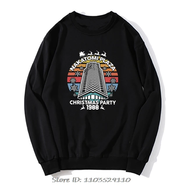 Nakatomi Plaza Hip Hop Hoodie Die Hard Movie Weihnachtsfeier 1988 Bruce Freizeit Übergröße Sweatshirt Baumwolle Streetwear_voghion.com