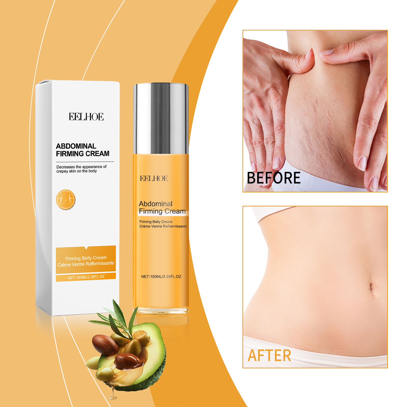 EELHOE Abdominal Firming Serum Nourishes Skin And Moisturizes It_voghion.com