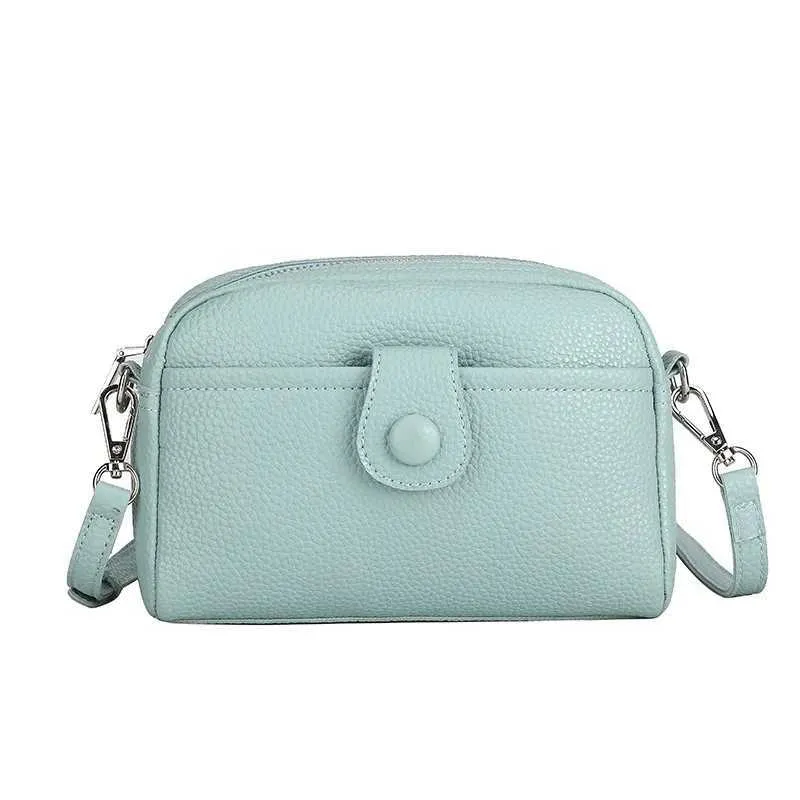 Borsa a tracolla da donna in pelle PU piccola quadrata casual versatile bella moda monospalla grande capacità_voghion.com