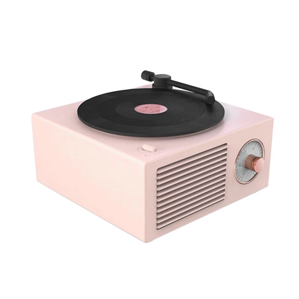 Turntable Speaker USB Bluetooth-compatible V5.0 Vinyl Record Player Stereo Vintage Portable Speaker_voghion.com