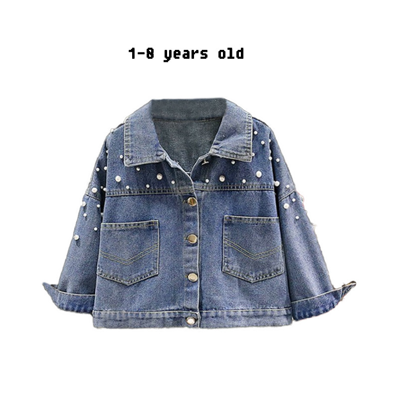 Mutter & Kinder Mädchen denim jacke frühling und herbst neue stil modische kinder frühling kleidung baby mädchen kinder kleidung kinder kleidung_voghion.com