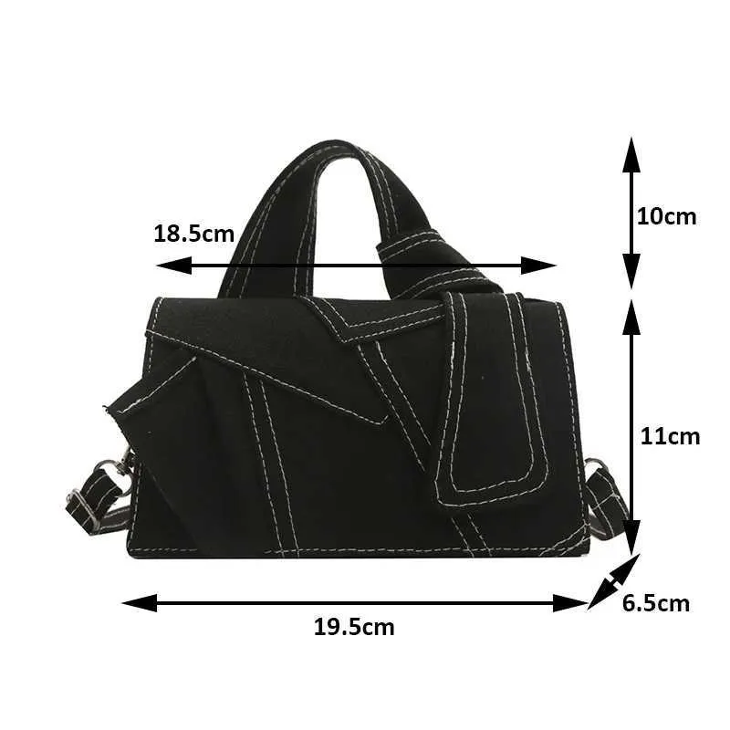 Women Denim Crossbody Bags Designer Jeans Bag New Small Square Handbag Knotted Handle Tote Messenger Ba241116_voghion.com