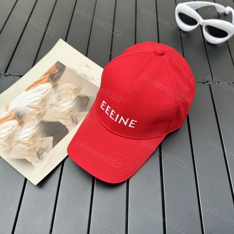 Fashion Mens Baseball Cap Womens Designer Hat C Fitted Letter Snapback Sunshade Sport Embroidery Beach Trucker Hats Red_voghion.com