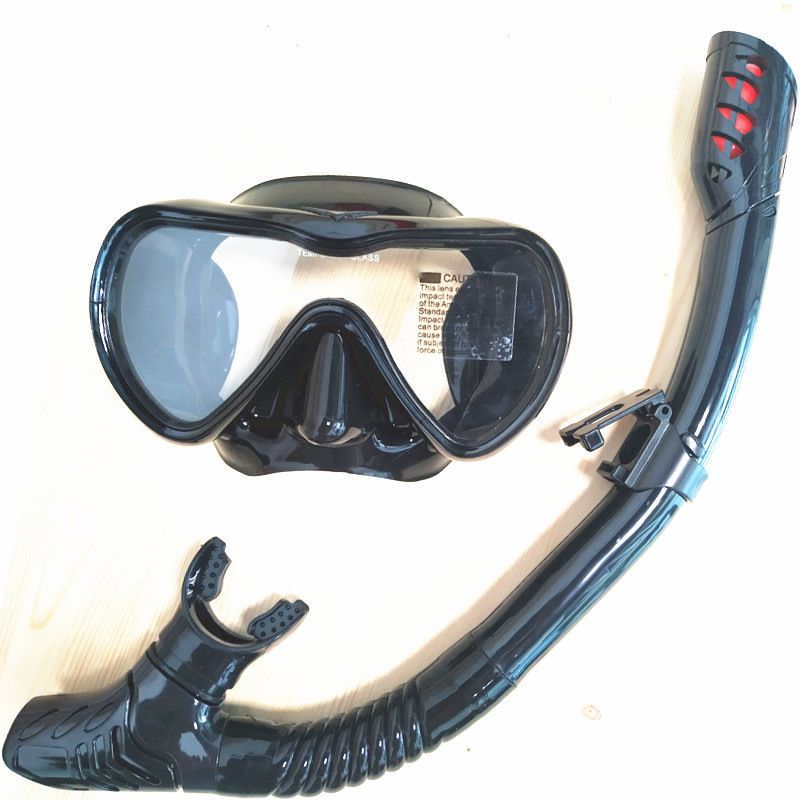 Tuba de natation Tuba de natation Équipement de plongée en silicone Produits de sports nautiques pour adultes Morsure en PVC_voghion.com