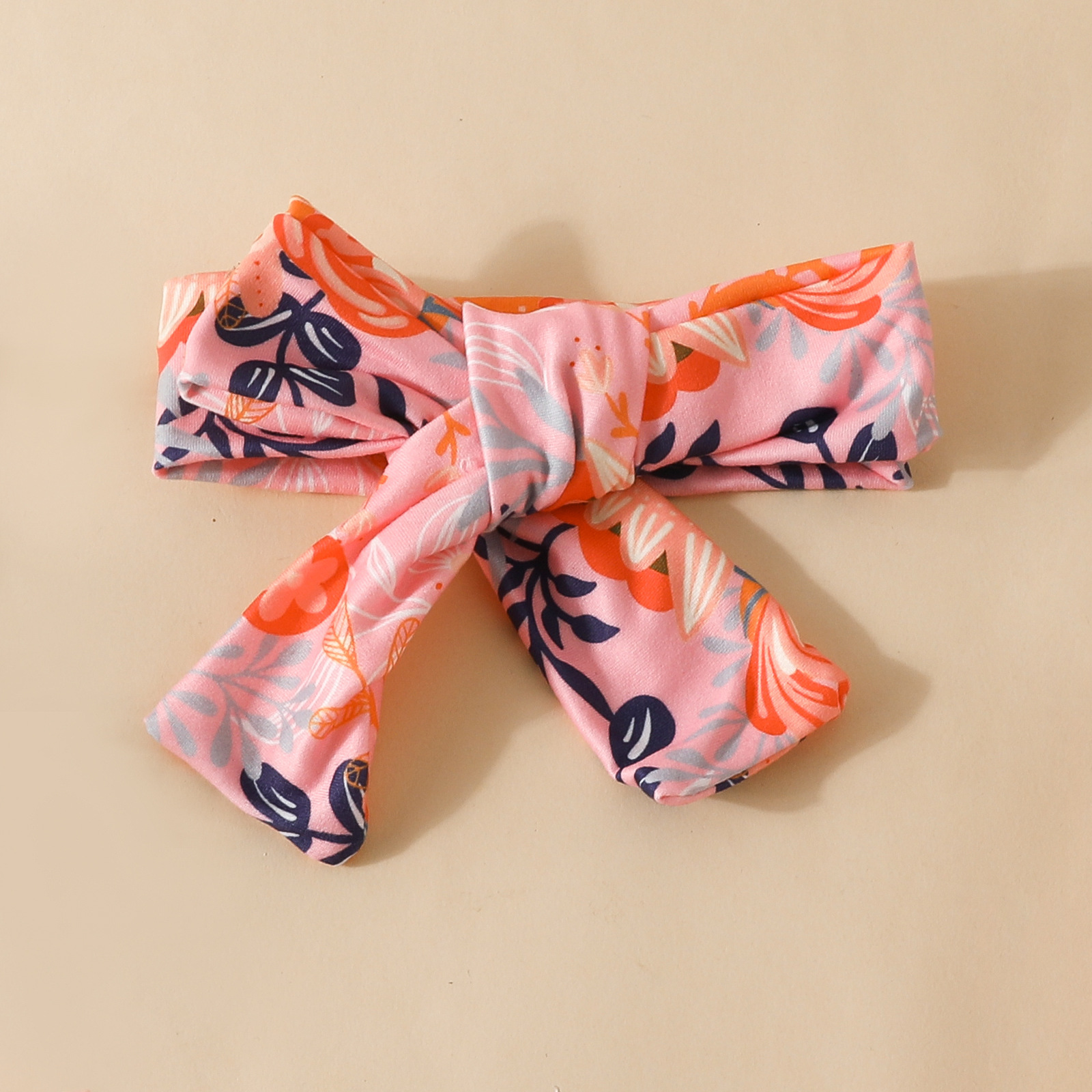 Mère et enfants bébé mignon manches trompette fleur à volants longue barboteuse chapeau bandeau 0-1Y fille à manches longues longue jambe couverture pet vêtements_voghion.com