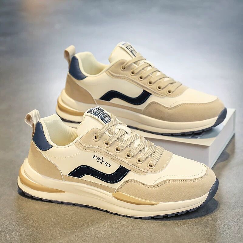 Men's summer new breathable plate men's trend with height increase sports casual running tide shoes_voghion.com