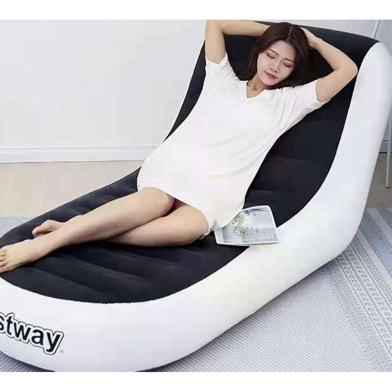 Bestway Lazy Tatami Sofa Single Lounge Chair Outdoor Air Cushion Inflatable Bed_voghion.com