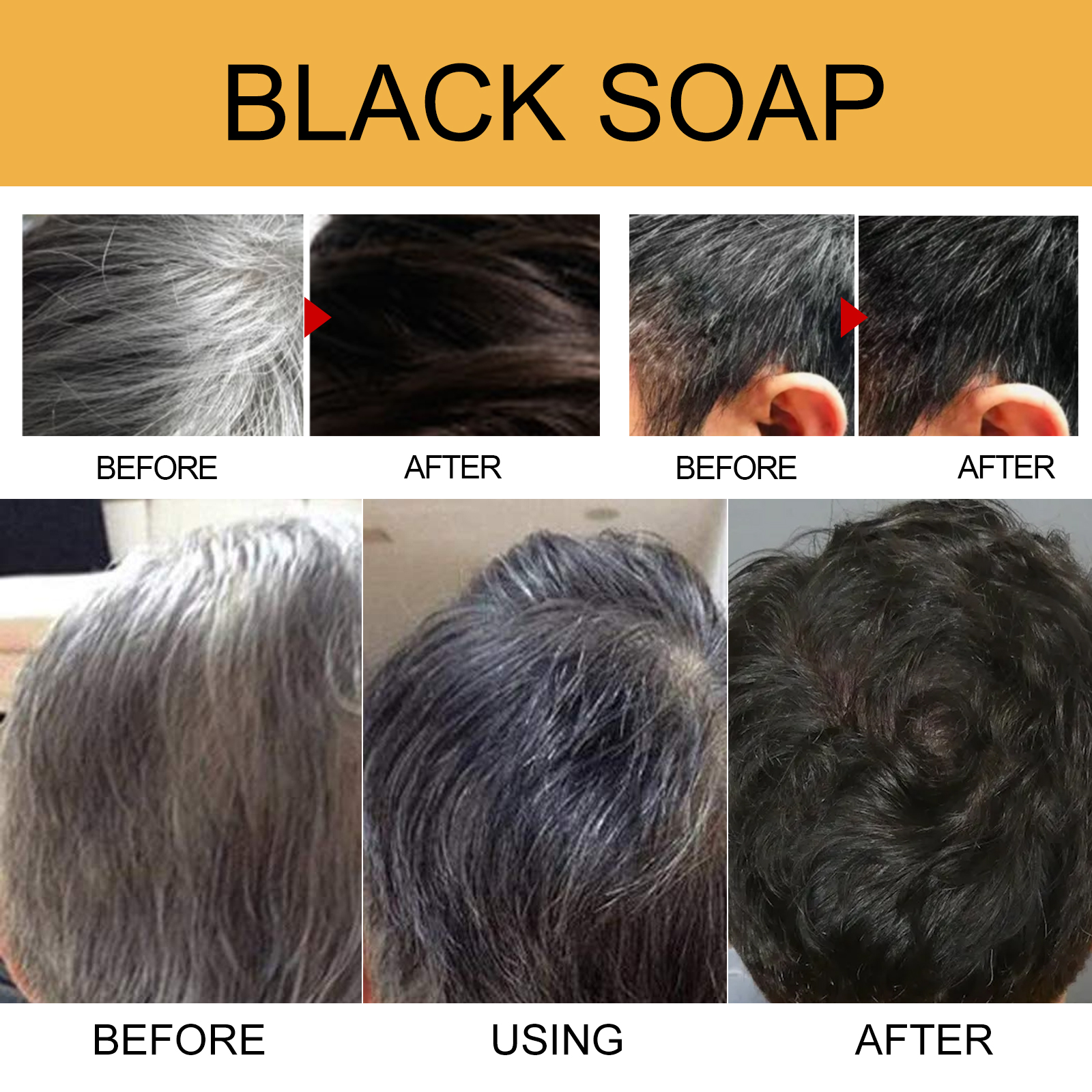 Jaysui Soap Black Thick Care Rensende Hovedbund Glat Og Stærk Hårshampoo_voghion.com