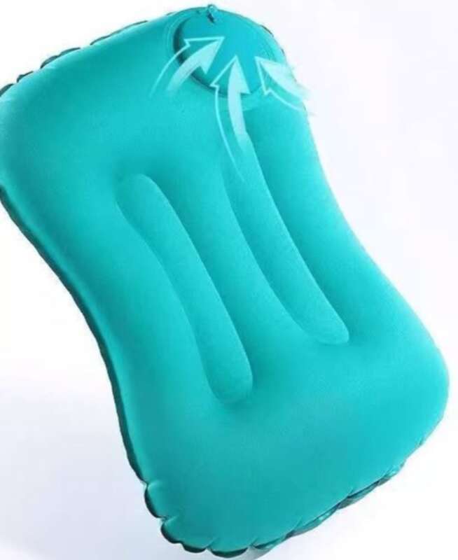 【 Brand Review 2.588 Million+】 Travel Portable Folding Inflatable Outdoor Sleeping Waist Pad Office Pillow Napping Neck_voghion.com