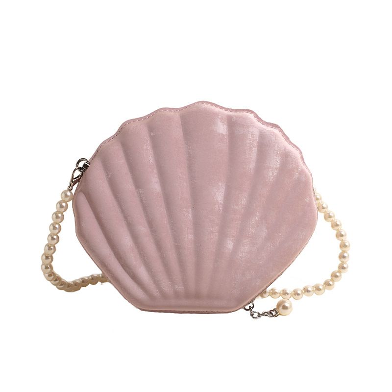 Einzigartige Nischentasche Damen 2024 Sommer neue Mode Perlen Umhängetasche ausländischer Stil einfache Muscheltasche_voghion.com