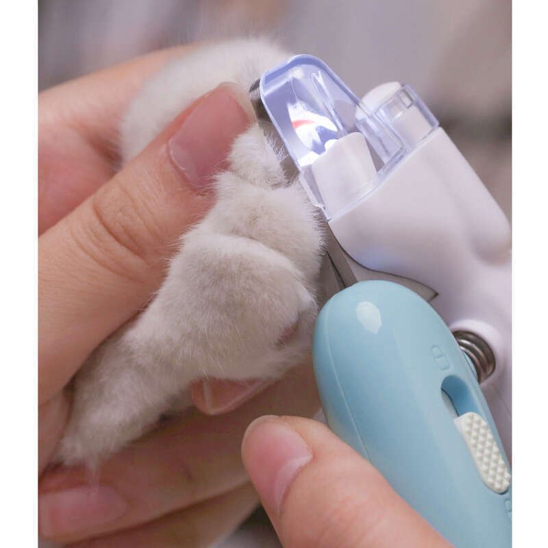 Amoladora de uñas para mascotas con luz LED y posición antisangre, tijeras para gatos y perros_voghion.com