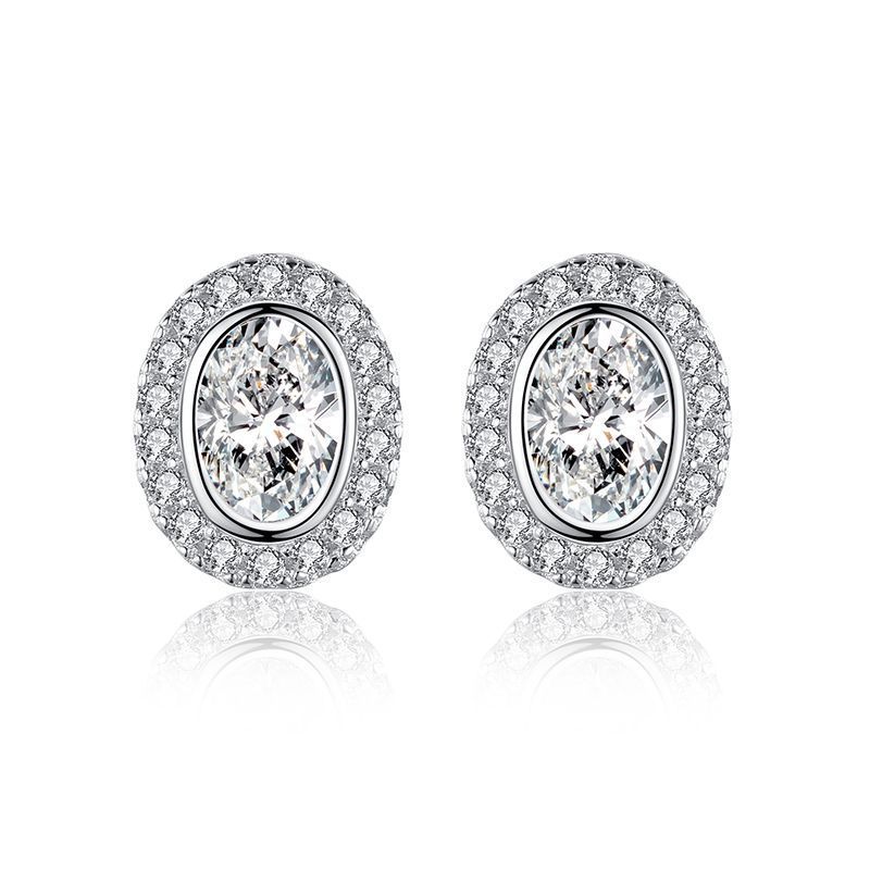  925Zircon Drop Earrings For Women Wedding Party Gifts_voghion.com