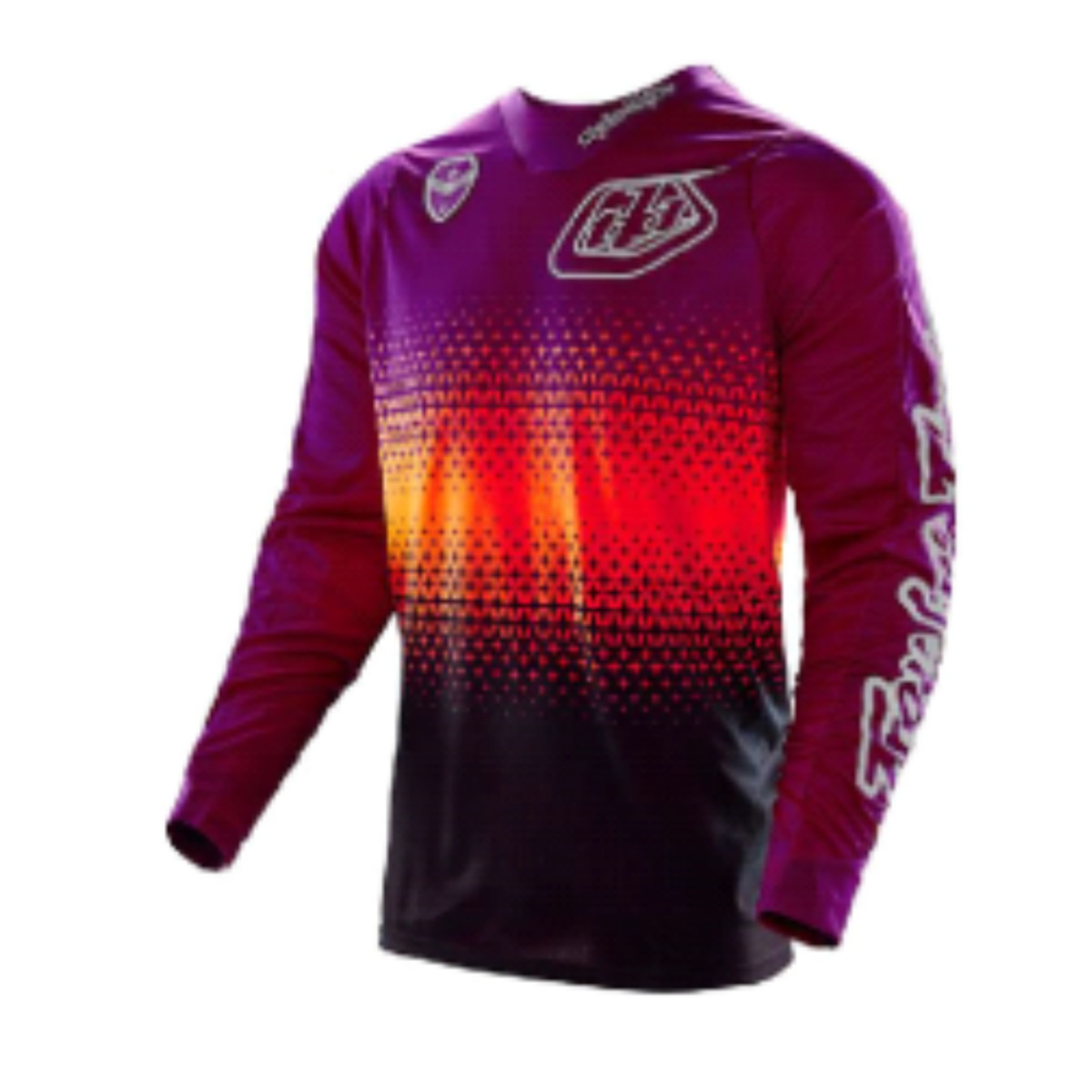 Heren retro off-road motorkleding met lange mouwen, ademend en snel drogend, mountainbike-motorkleding met snelheidsreductie, T-shirt_voghion.com