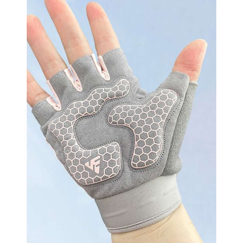 【 Coleção 20000 Pessoas 】 Luvas esportivas de fitness para mulheres e homens, Kettlebells antiderrapantes e com absorção de choque, espessados_voghion.com
