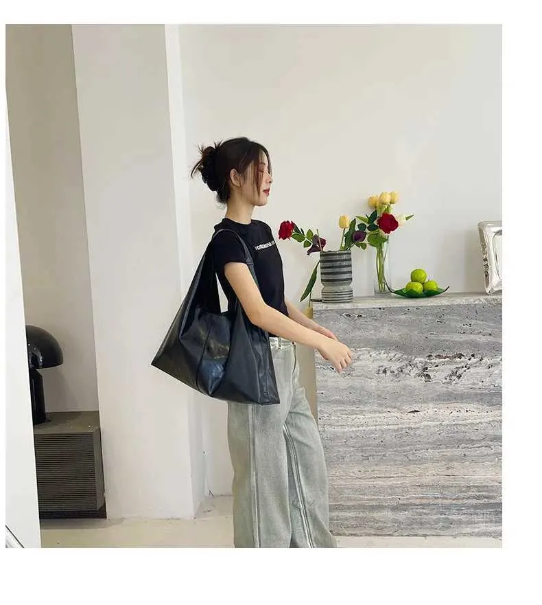 Moud Sier Fraen Schëller Grouss Mark Design Damen Hobos Handtaschen PU Lieder Grouss Totes Pendelen weiblech Achselhöhlebeutel_voghion.com