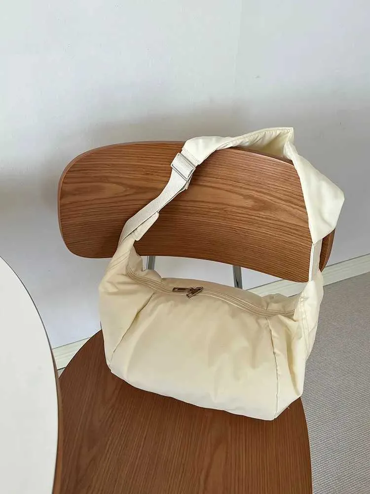 Crossbody Puszyste Płócienne Buty Duża Pojemność Casual Sportowa Torebka Damska Podróżna Szkoła Torba Listonoszka Y241109_voghion.com