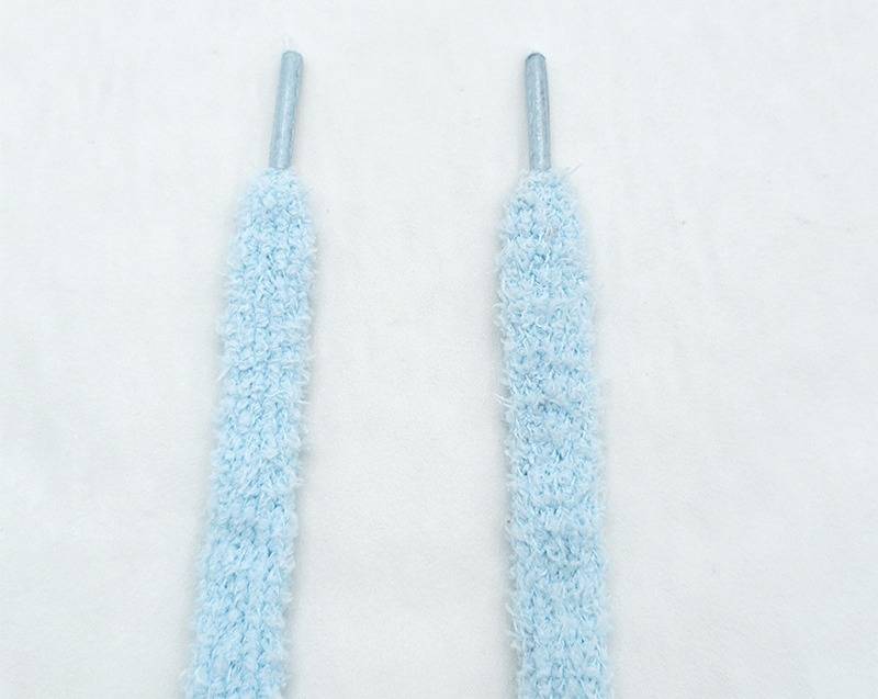 Fuzzy Shoelaces 1.3cm Wide - Soft Plush Laces For Sneakers, Casual Shoes, Hoodies & Caps (120cm/140cm, 13 Colors)​_vogvips.com