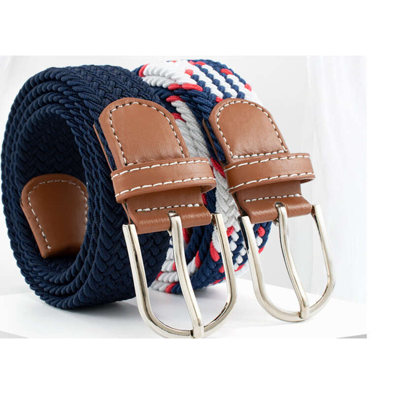Web Famous Men's Canvas And Women's Korean Elastic Waistband_voghion.com