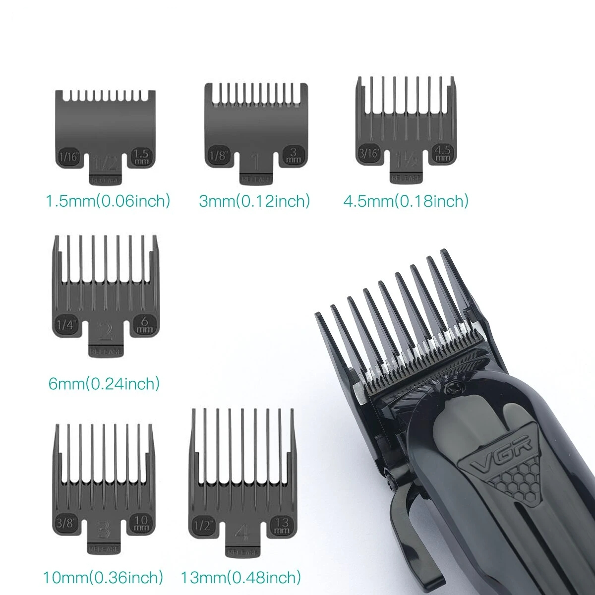 VGR Hair Clipper Professional Hair Cutting Machine Hair Trimmer Adjustable Cordless Rechargeable V 282_voghion.com