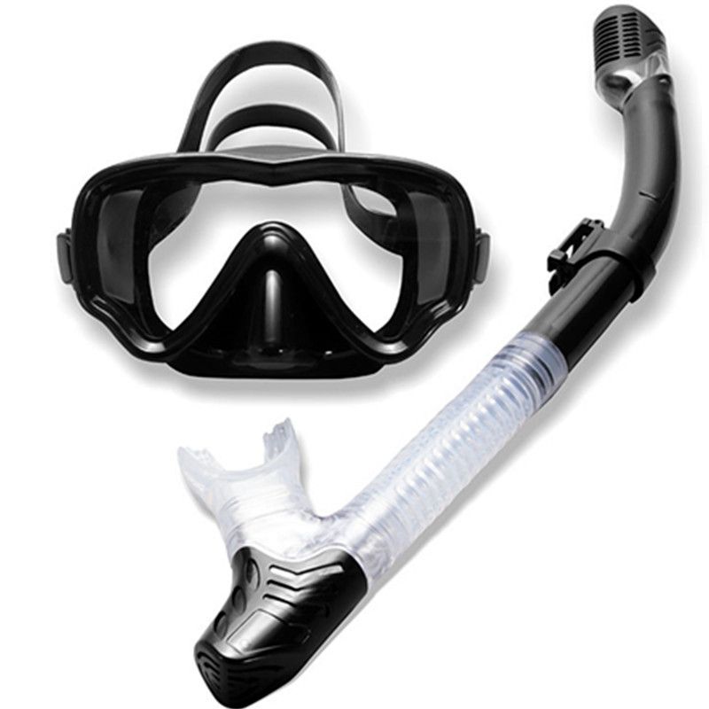 Tuba de natation Tuba de natation Équipement de plongée en silicone Produits de sports nautiques pour adultes Morsure en PVC_voghion.com