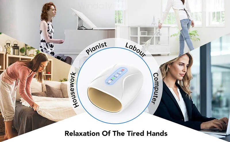 Beauty Care shop Massager Electric Hand Air Pressure Heat Compresses Heating Palm Finger Acupoint Massage Device For Pain Relie ing_voghion.com