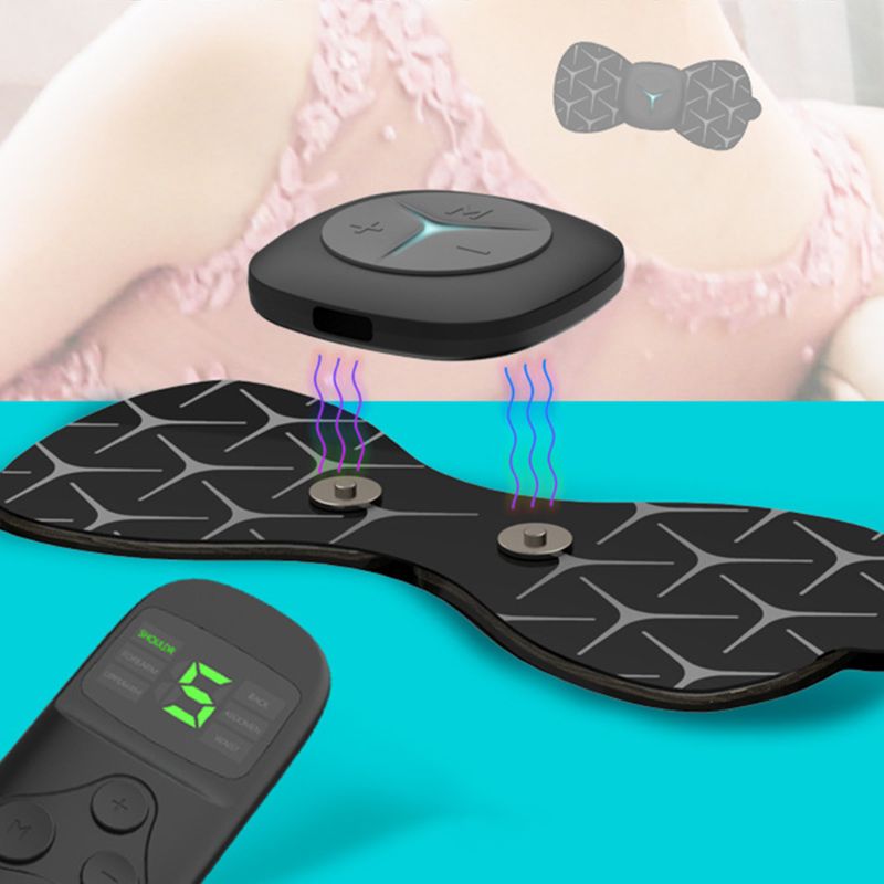 Mini elektrisks USB masāžas paliktnis 6 režīma EMS Tens visa ķermeņa muskuļu relaksējošais masieris M89F_voghion.com