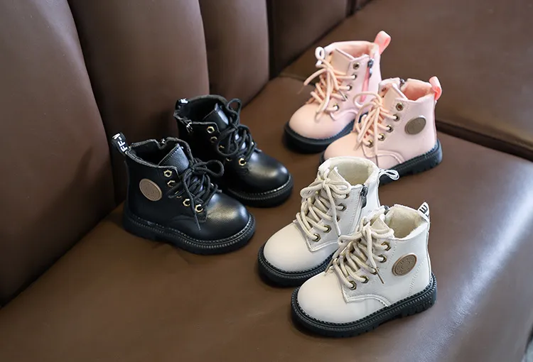 Kids Fashion Casual Toddler Boys Girls Autumn Winter Leather Littlesprouts Boots Children Running Sport Snow Shoes Sizes_voghion.com