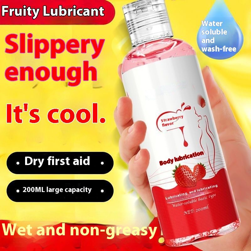 Fruit flavored body lubricant women's private parts, no wash masturbator for men's anus, adult couple sexual products_voghion.com